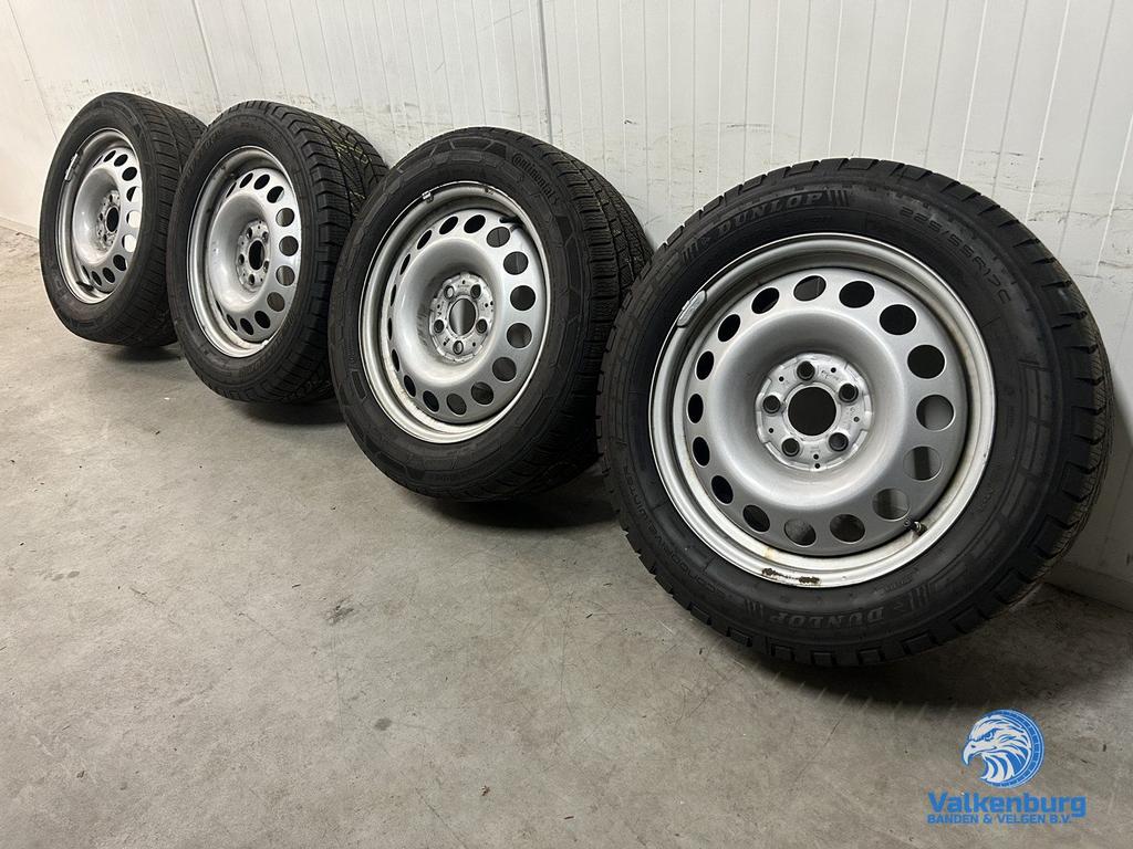 6mm! Originele Mercedes Vito W447 17 inch stalen velgen TPMS, Auto-onderdelen, Banden en Velgen, -, -, Banden en Velgen, 17 inch