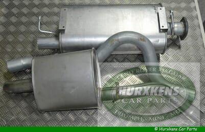 Uitlaat achterstuk geheel V8 EFI voor Land Rover Discovery., Autos : Pièces & Accessoires, Neuf, Land Rover, -, -