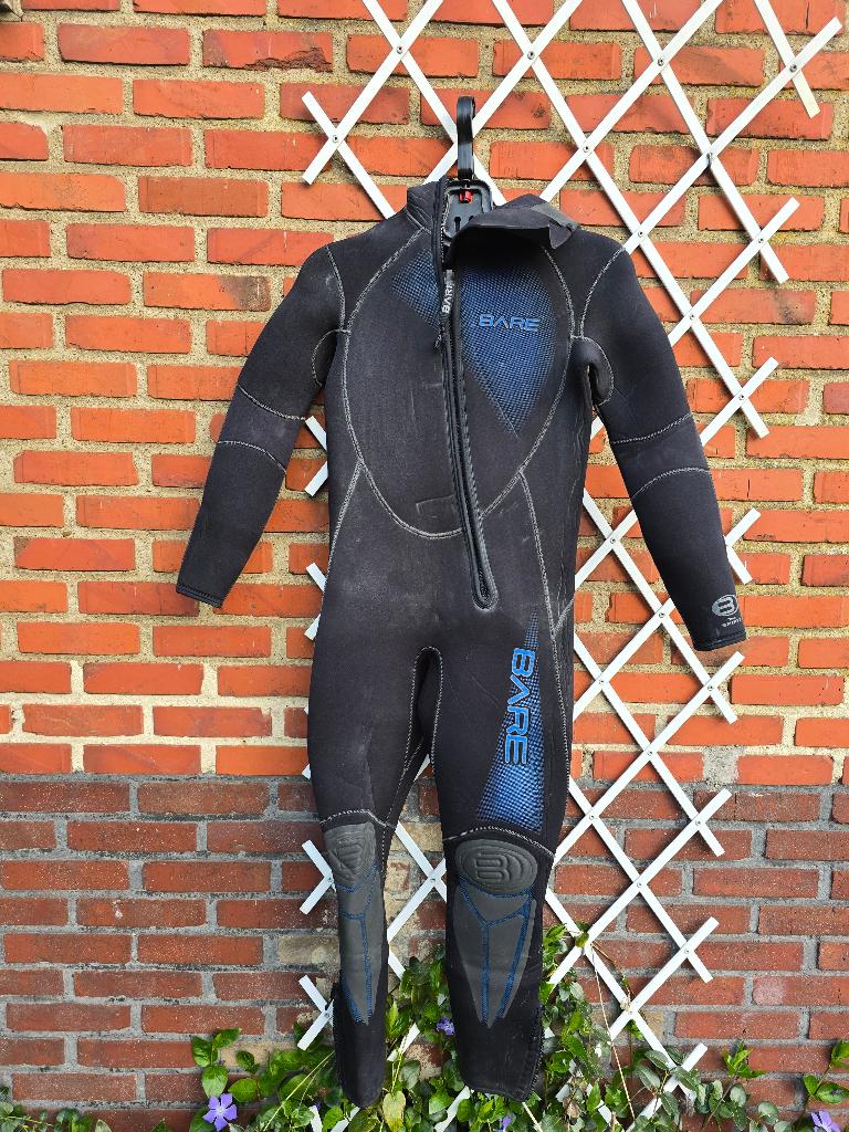 Bare Semi-Droog Duikpak 7mm met cap, Ophalen of Verzenden, Gebruikt, Duikpak