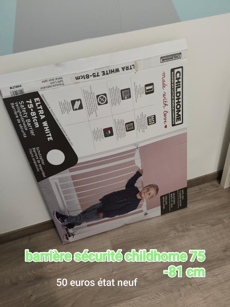 Barrière bébé childhome, Enfants & Bébés, Enlèvement, Neuf, Autres matériaux, Barrière de sécurité