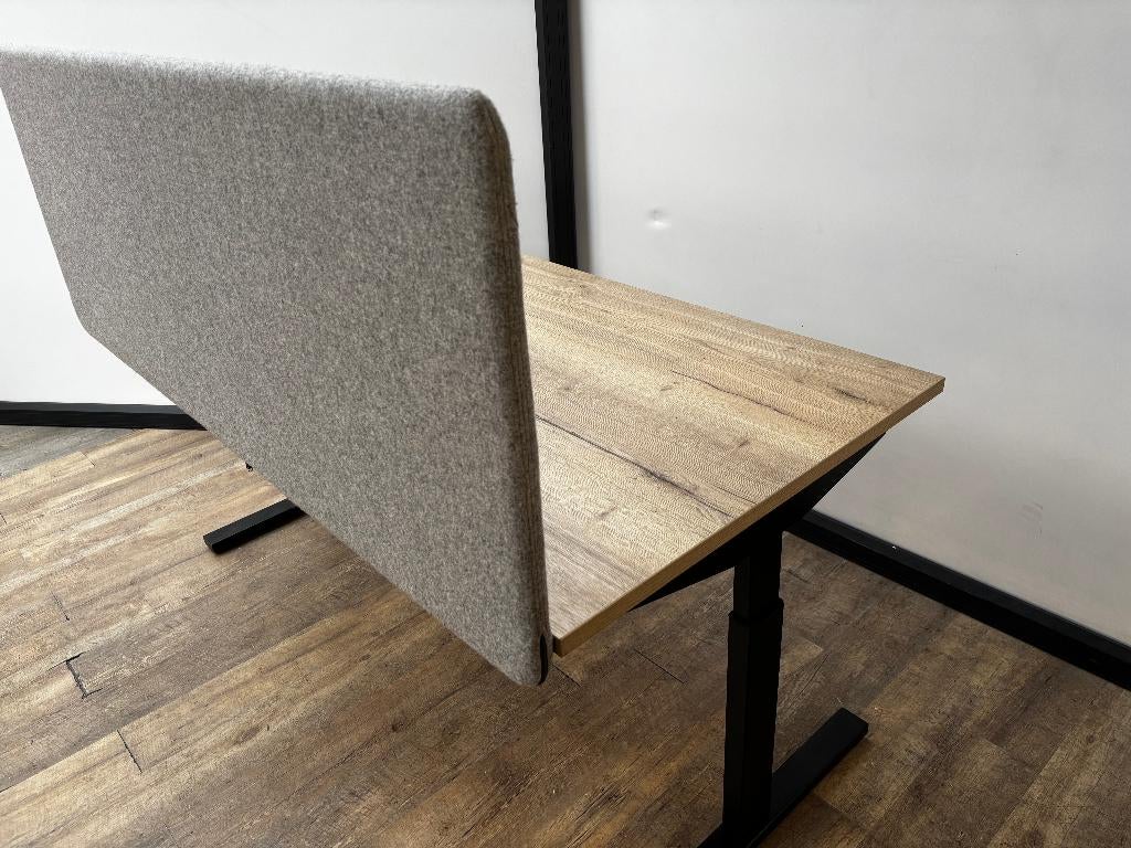 Akoestisch bureauscherm wolvilt – licht grijs, Hobby & Loisirs créatifs, Feutre, Enlèvement, Feutre de laine