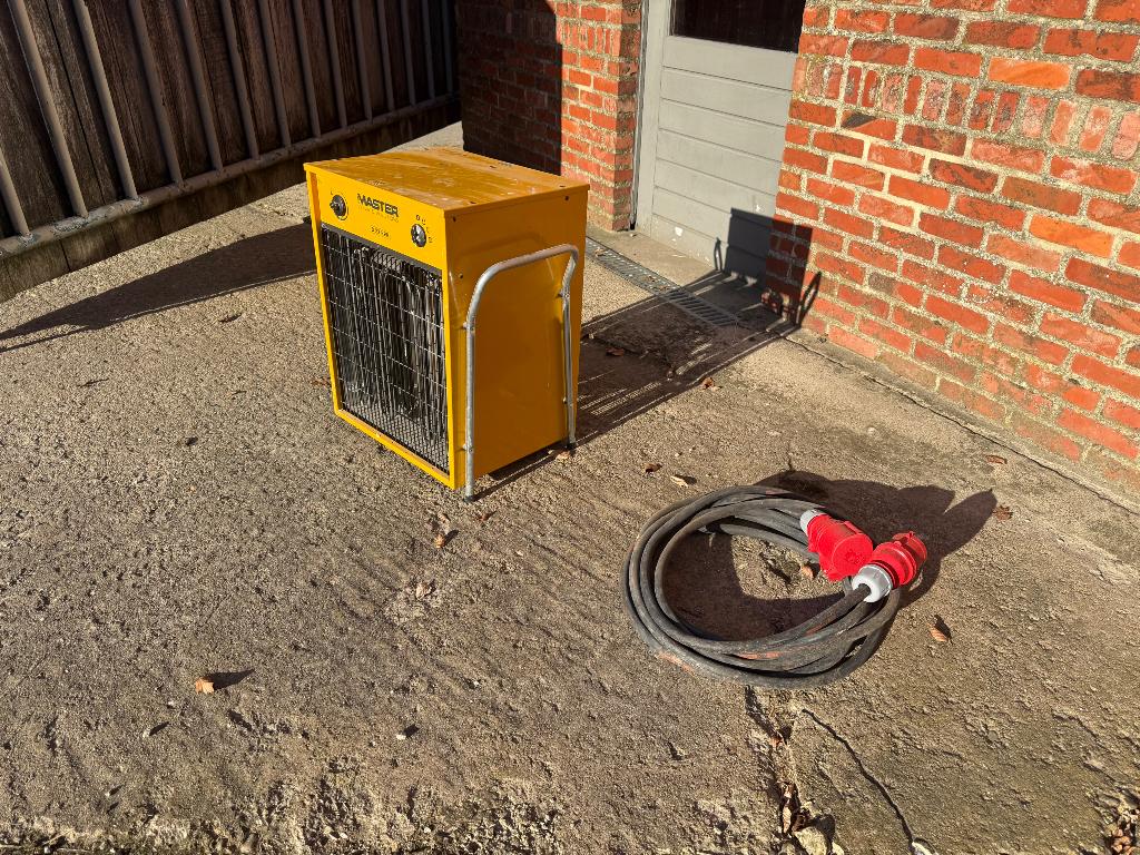 Heteluchtkanon elektrisch 22kw Master, Doe-het-zelf en Bouw, Verwarming en Radiatoren, Ophalen, 30 tot 80 cm, Overige typen, Minder dan 60 cm