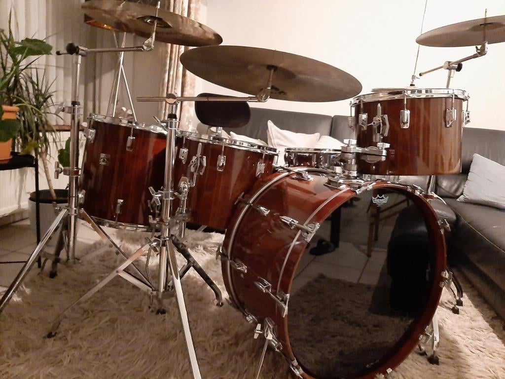 Tama Superstar vintage + collection de cymbales, Musique & Instruments, Batteries & Percussions, Enlèvement ou Envoi, Utilisé