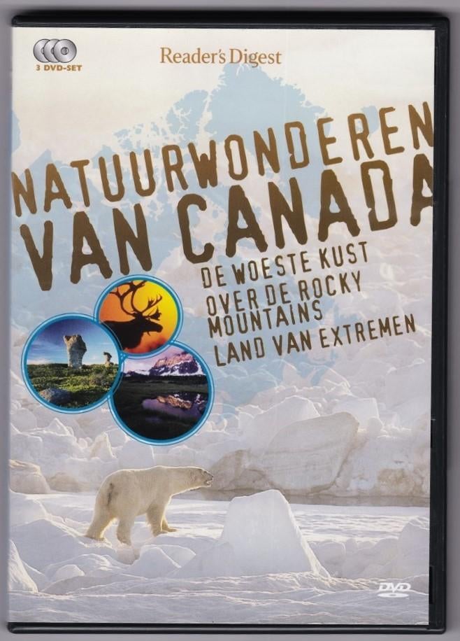 Natuurwonderen van canada, Cd's en Dvd's, Dvd's | Documentaire en Educatief, Zo goed als nieuw, Natuur, Boxset, Ophalen