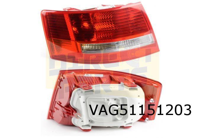 Audi A6 (5/04-3/11) Achterlicht Rechts buiten Origineel! 4F5, -, Verzenden, -, Nieuw