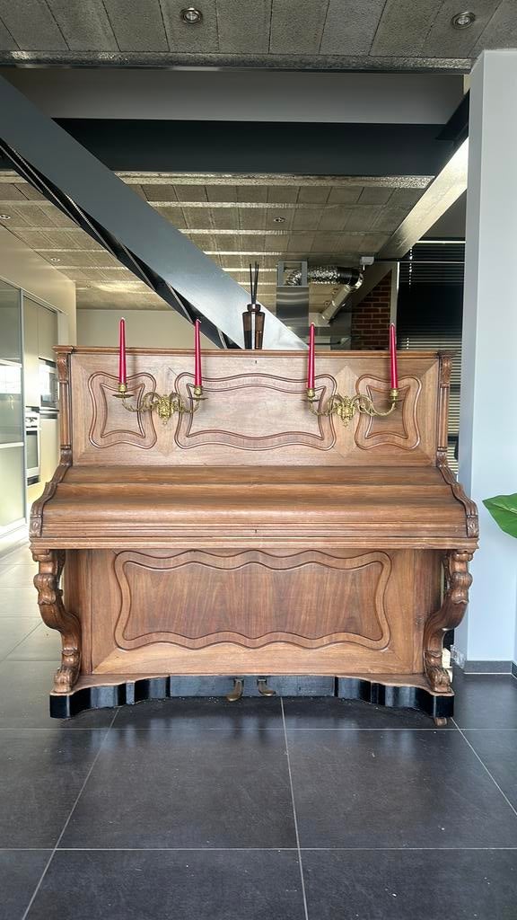 Piano van Fcois Berden & Cie (Brussel), Muziek en Instrumenten, Piano's, Ophalen, Gebruikt, Bruin, Piano