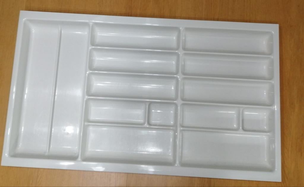 Grand range couverts, Enlèvement, Comme neuf, Beige, Plastique