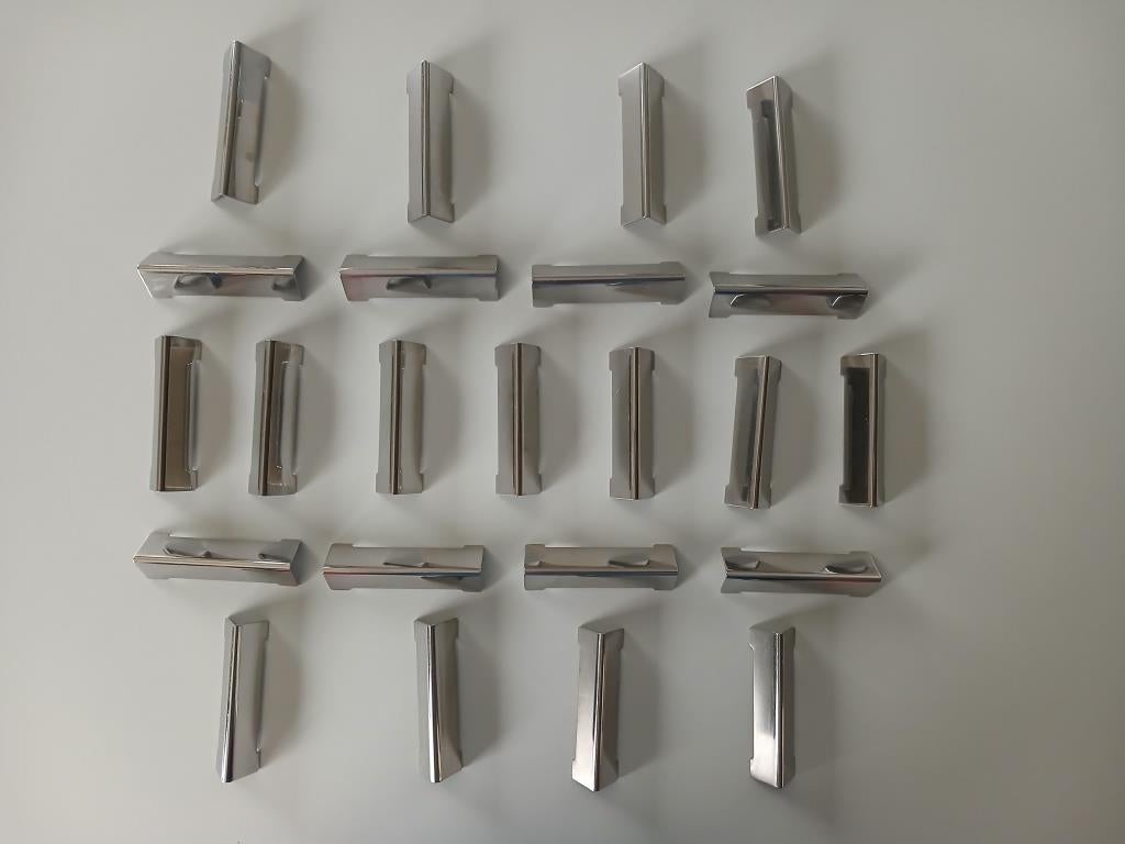 Lot de 23 porte-couteaux en INOX 18-10 de la marque "LR", Enlèvement, Utilisé, Inox ou Chrome, Résiste au lave-vaisselle