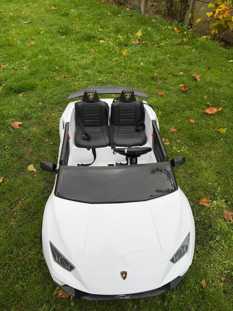 Elektrische kinderauto met 2 zit Lamborghini, Enlèvement, Comme neuf