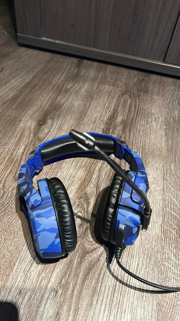 Casque de jeu filaire PS4/5, Informatique & Logiciels, Casques micro, Casque gamer, Comme neuf, Enlèvement, Over-ear