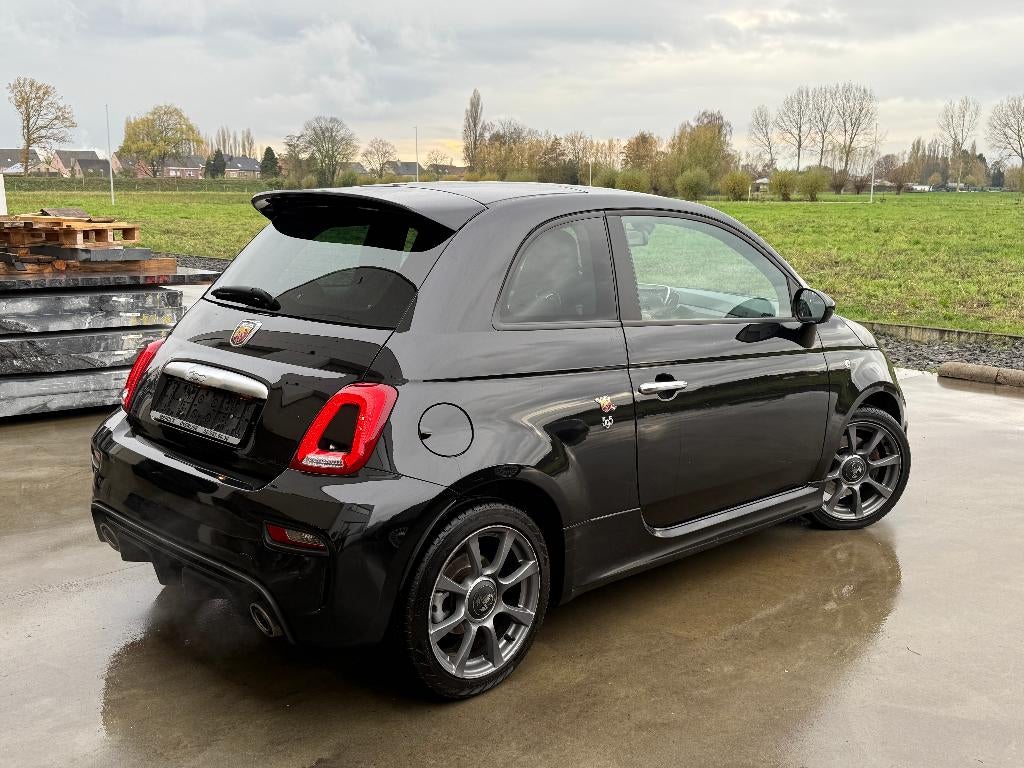 Abarth 595, 1.4i T-jet, 2018, Autom, Pano, Beats Audio, 12M, Auto's, 4 zetels, 4 cilinders, Alcantara, Zwart