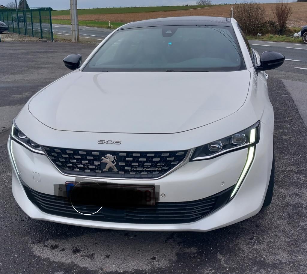 Peugeot 508 phev gt pack, Auto's, Peugeot, Automaat, Alcantara, Wit, 5 deurs