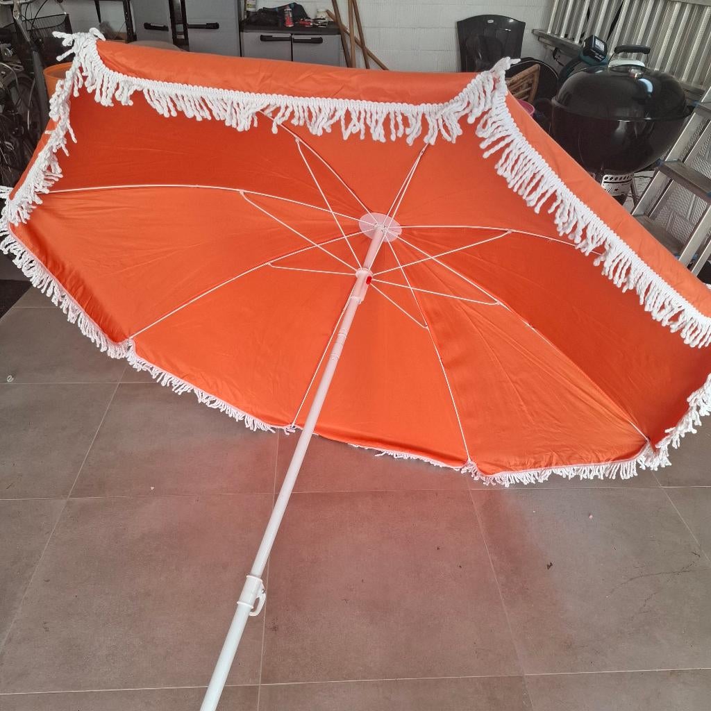 Parosol, Tuin en Terras, Parasols, Ophalen, Verstelbaar, Zo goed als nieuw, 1 tot 2 meter