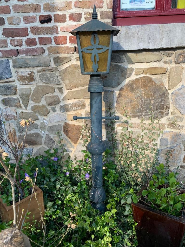 Lampe d'extérieur ancienne. 175 cm de haut, Jardin & Terrasse, Éclairage extérieur, Enlèvement, Utilisé, Alimentation secteur