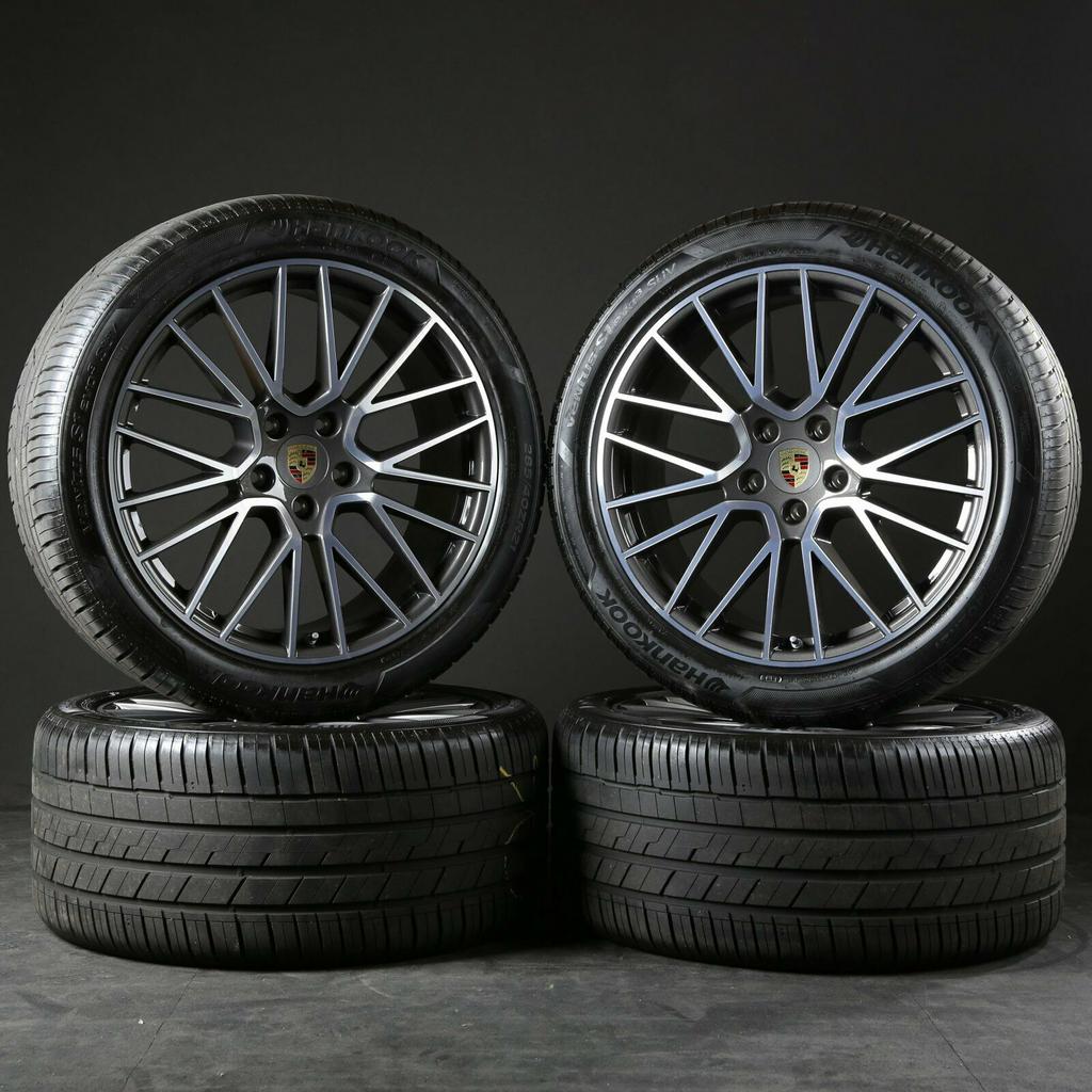 Porsche cayenne 21inch spider velgen origineel, Auto-onderdelen, Ophalen, Band(en)