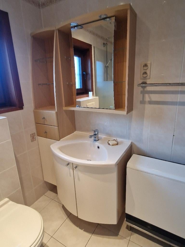 meuble salle de bains, Armoire à miroir, Comme neuf, 100 à 150 cm, 50 à 75 cm