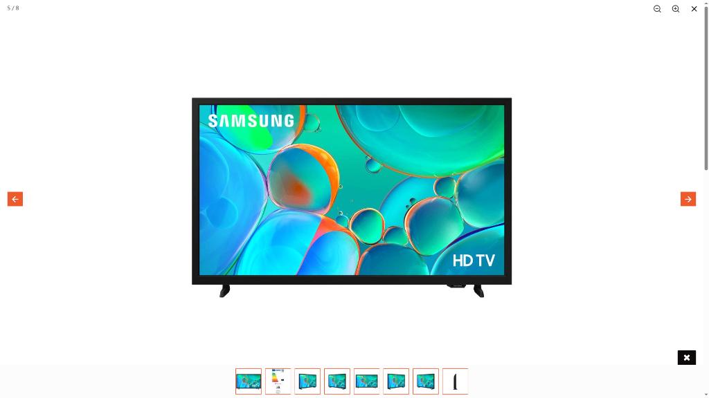 Samsung HD TV 32", TV, Hi-fi & Vidéo, Télévisions, Neuf, LED, 80 à 100 cm, HD Ready (720p), Samsung, 50 Hz, Smart TV, Enlèvement