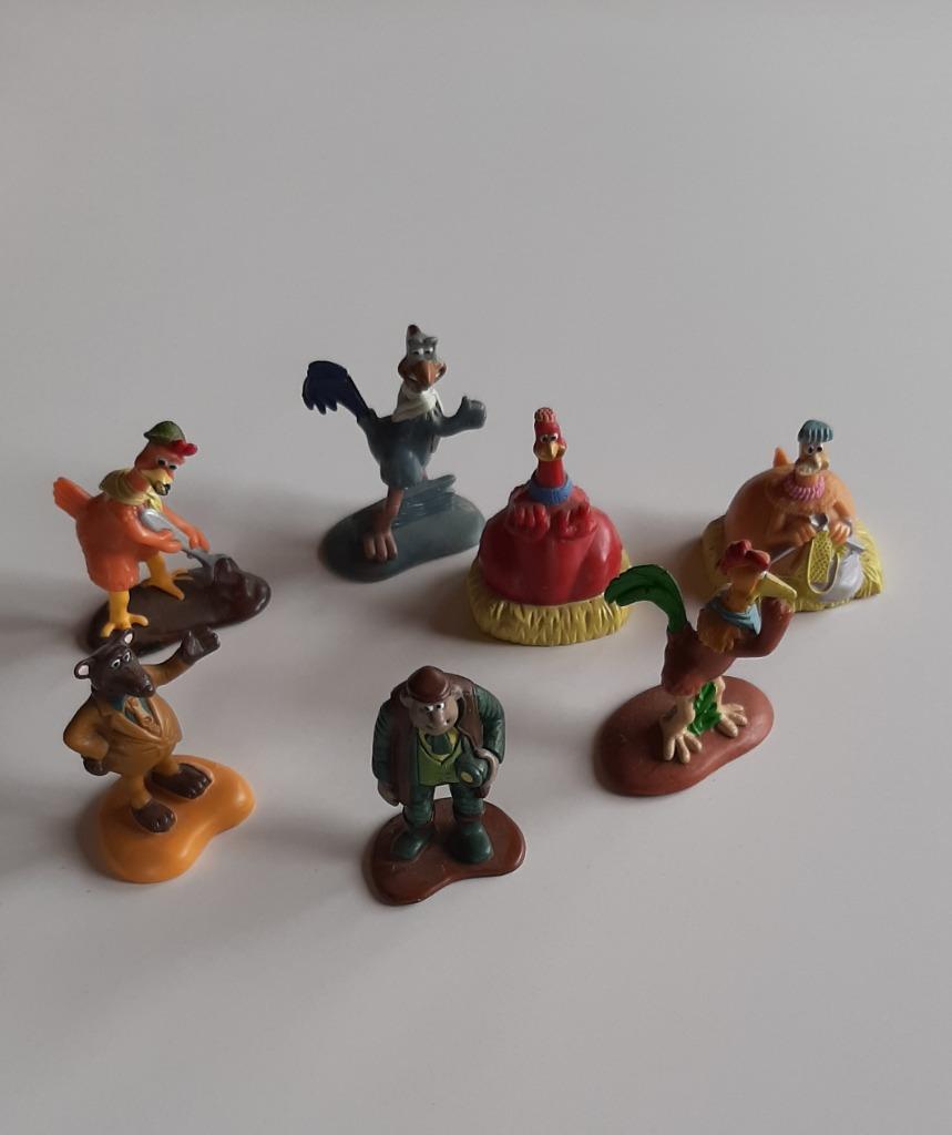 Chicken Run figuren.  Set van 7, Collections, Personnages de BD, Comme neuf, Statue ou Figurine, Autres personnages, Enlèvement ou Envoi