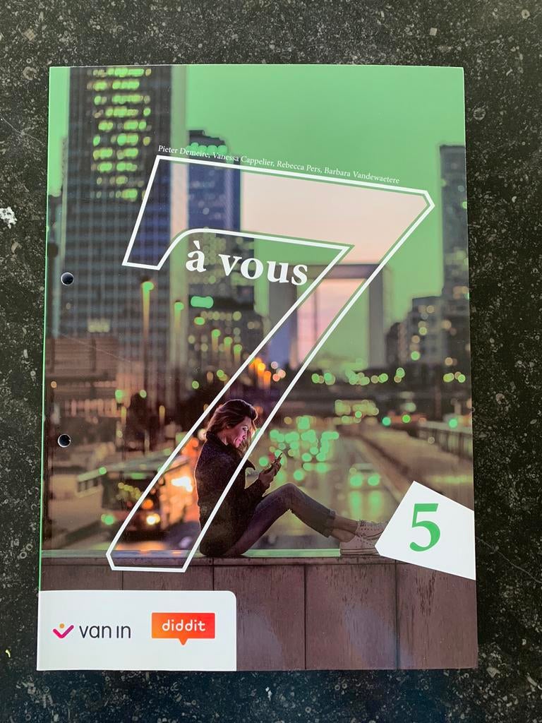 7 à vous 5 - Leerwerkboek Frans, Boeken, Studieboeken en Cursussen, Ophalen of Verzenden, Nieuw, Overige niveaus, Van In