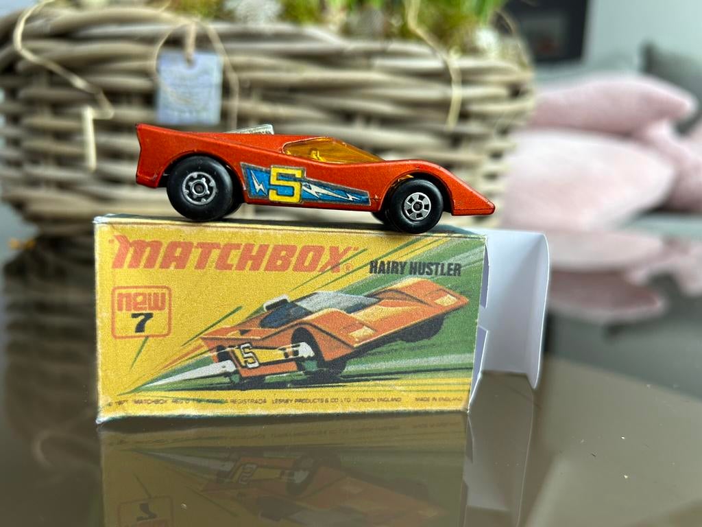 Matchbox Lesney Superfast Hairy Hustler nr 7-D 1970, Collections, Enlèvement ou Envoi