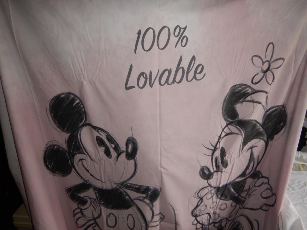 Mickey & Minnie Housse de couette (2,20x2,40) etc., Enlèvement ou Envoi, Comme neuf, Housse de couette