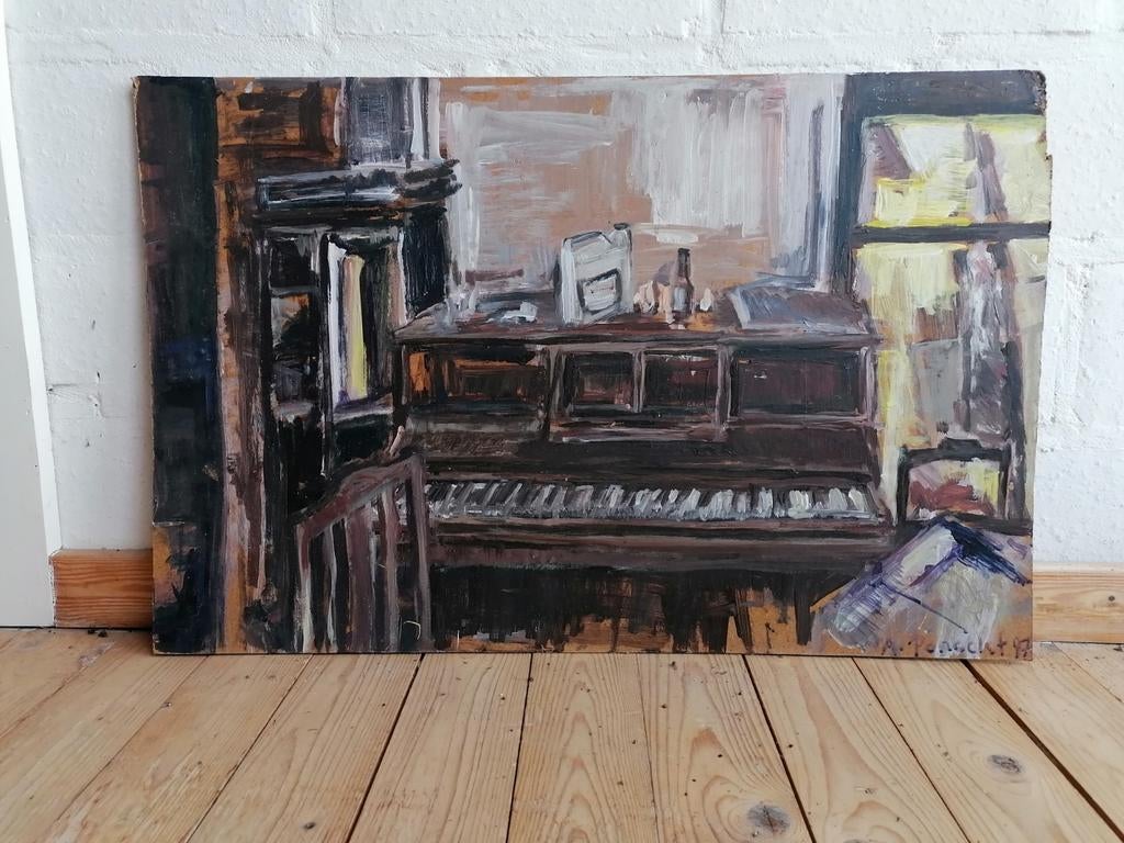 Peinture au piano en intérieur/en studio, Enlèvement