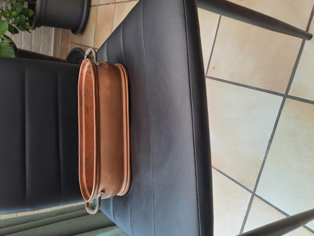 Koperen bloembakje, Ophalen