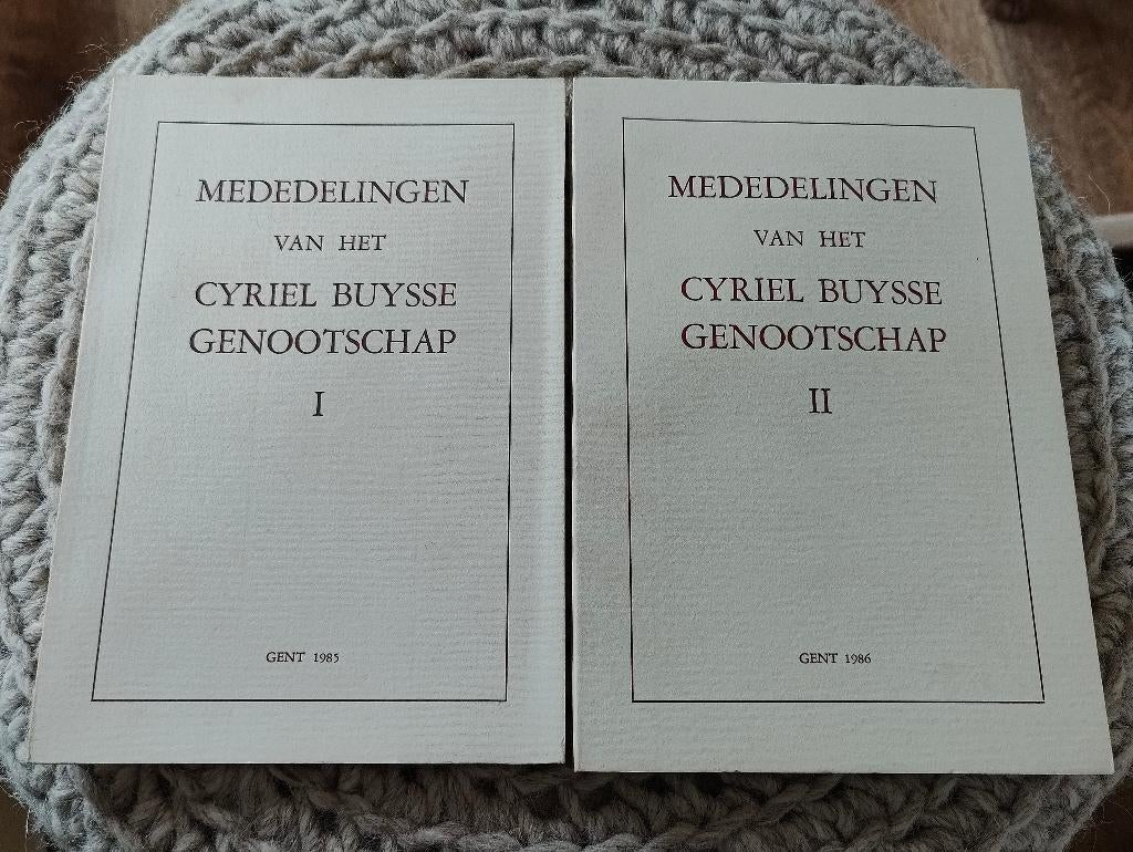 Mededelingen van het Cyriel Buysse genootschap - 2 delen, Ophalen of Verzenden, Gelezen