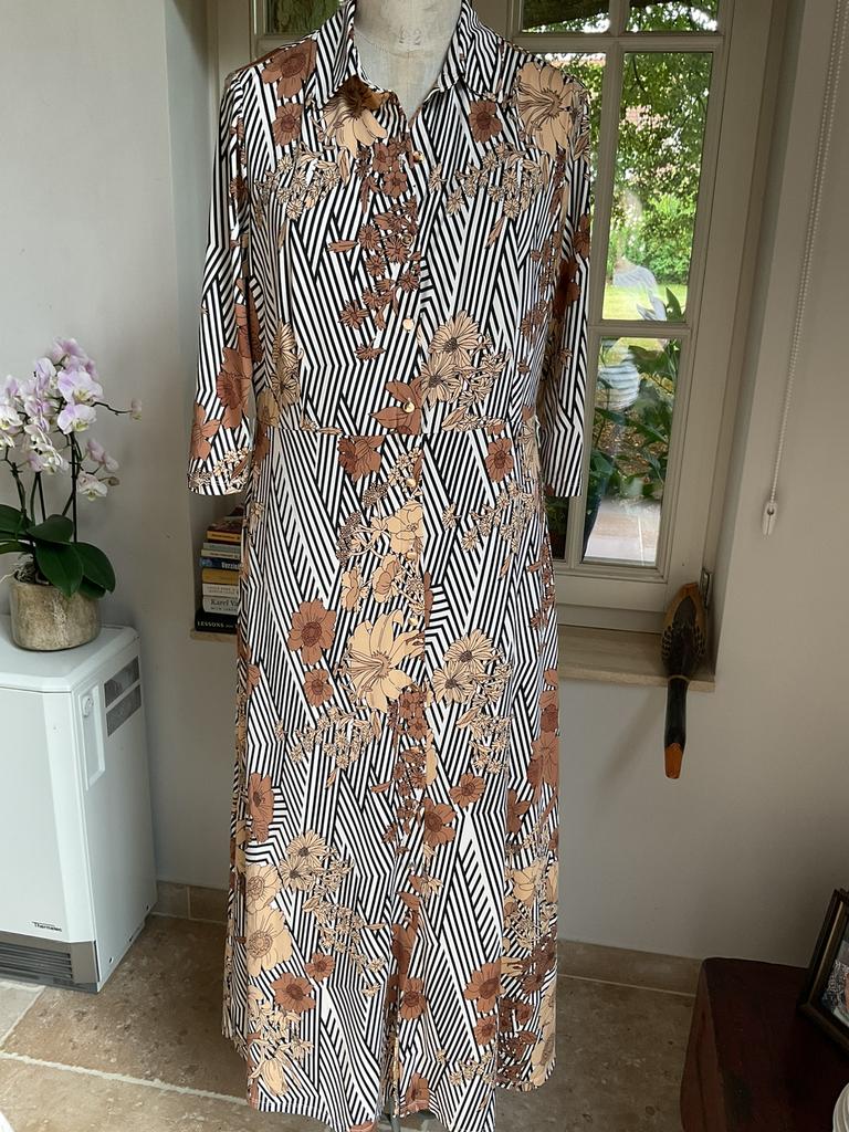 Lange jurk van K-design, maat M, Ophalen of Verzenden, Maat 38/40 (M), Zwart