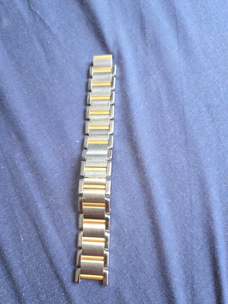 Bracelet en partie cassé tank française Cartier homme., Enlèvement ou Envoi, Utilisé, Or, Or