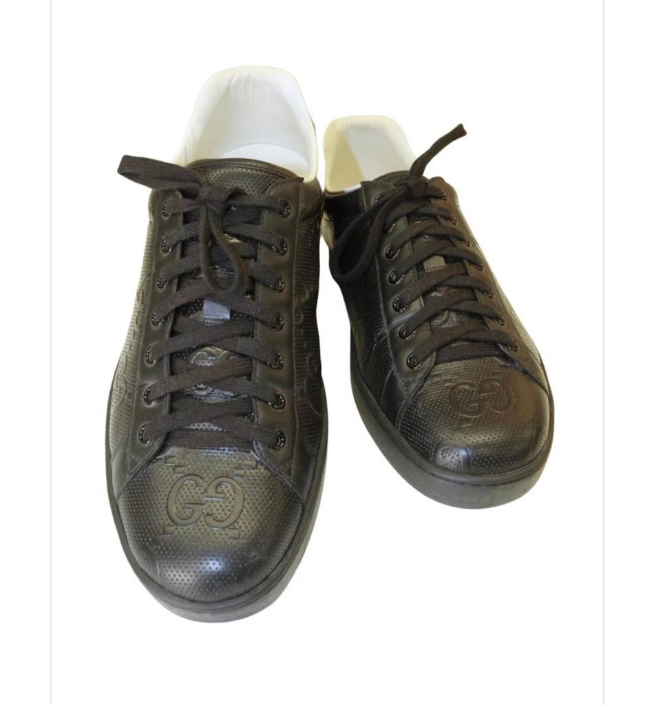 Gucci sneakers, Ophalen, Zwart, Zo goed als nieuw, Sneakers