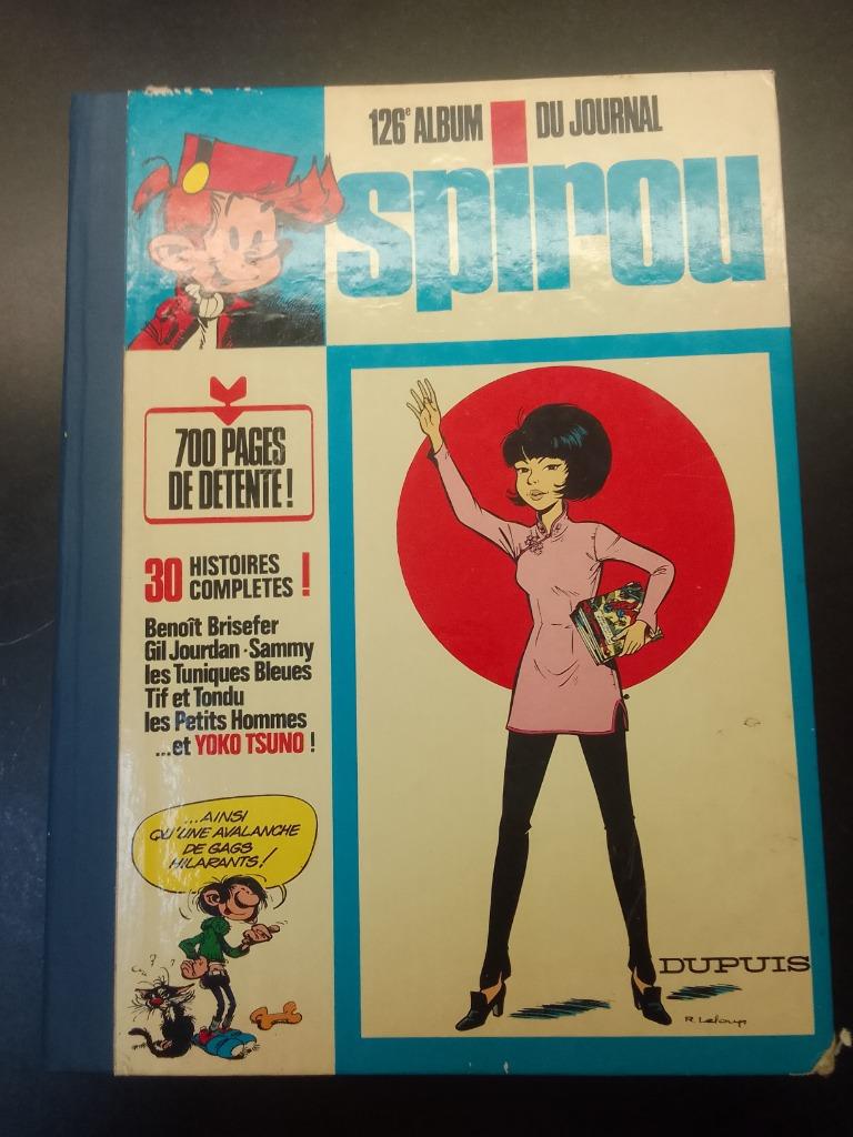 Recueil Albums SPIROU 126 BE 1972, Livres, Enlèvement ou Envoi, Utilisé