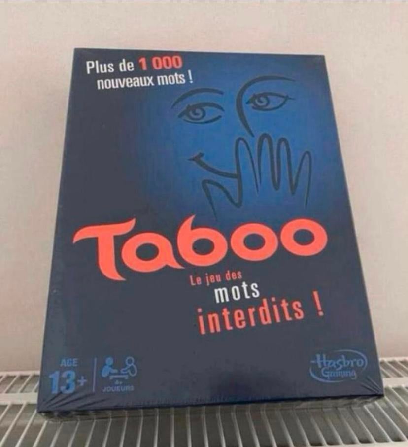 Taboe, het verboden woordspel!, Drie of vier spelers, Ophalen, Zo goed als nieuw, HASBRO GANING