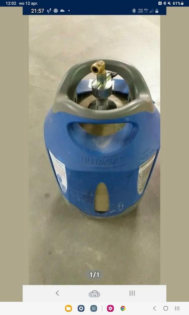 Lege lichtgewicht fles voor Frankrijk, Ophalen, Zo goed als nieuw