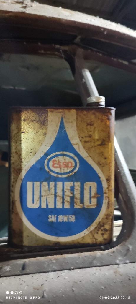 Ancienne bouteille d'huile Esso, Collections, Marques automobiles, Motos & Formules 1, Utilisé, Voitures, Enlèvement ou Envoi