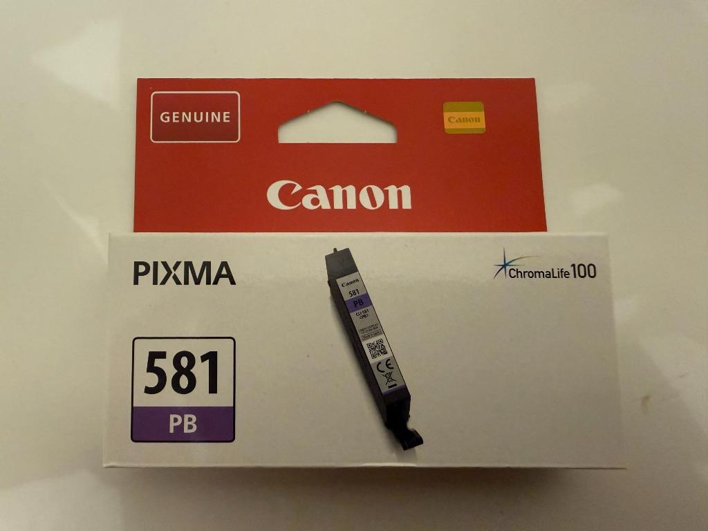 Originele Inktpatronen Canon Pixma 581 PB (Photo Blue), Ophalen of Verzenden, Nieuw, Cartridge, Canon