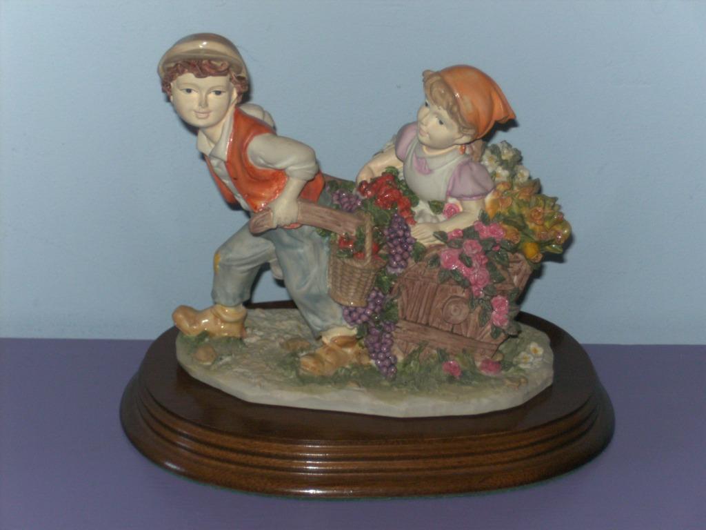 Vintage beeldje. (the leonardo collection), Ophalen of Verzenden, Gebruikt