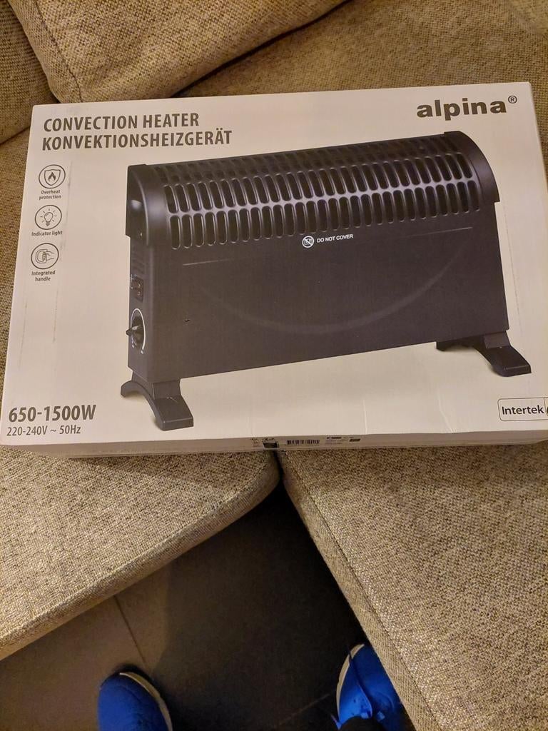 Nieuw convectie verwarming.1500 watt, Ophalen of Verzenden, Nieuw