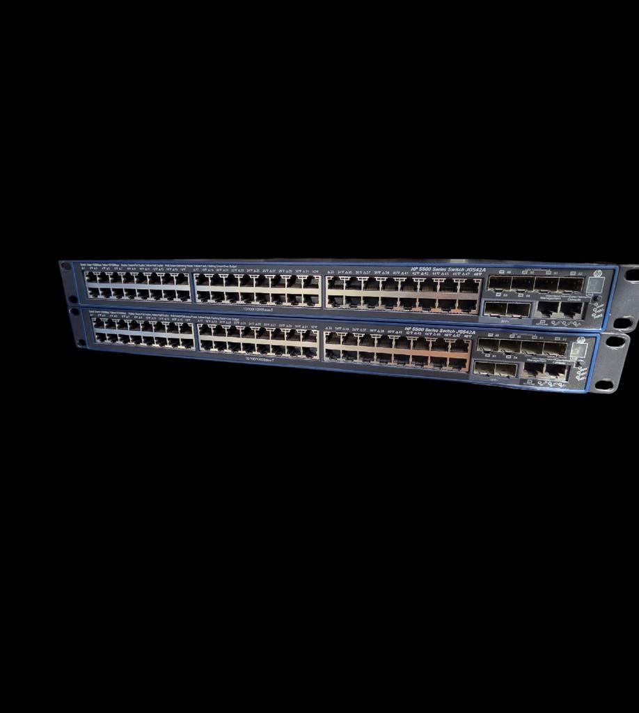 2X HPE Comware 5500 Series Switch JG542A, Ophalen, Gebruikt