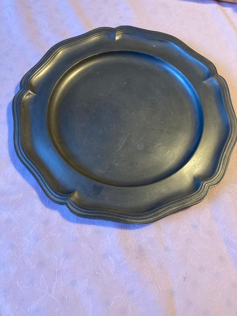 Tinnen schotel, Antiek en Kunst, Ophalen