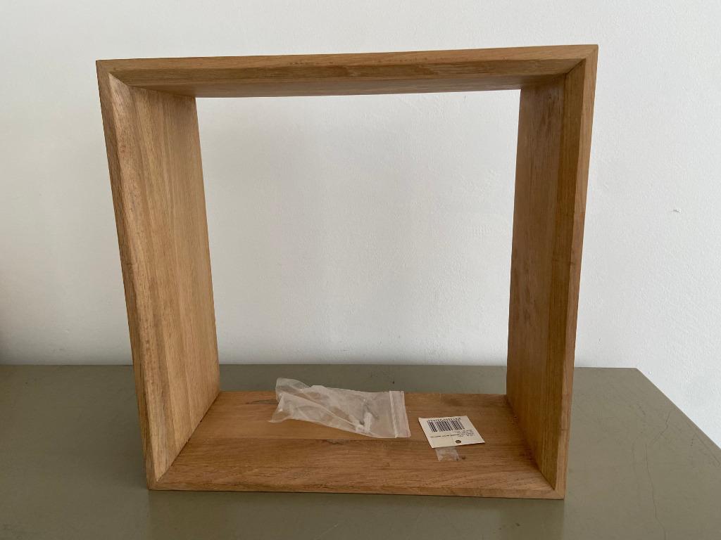 Étagère murale en chêne massif 35x35 cm, Maison & Meubles, Enlèvement, Comme neuf