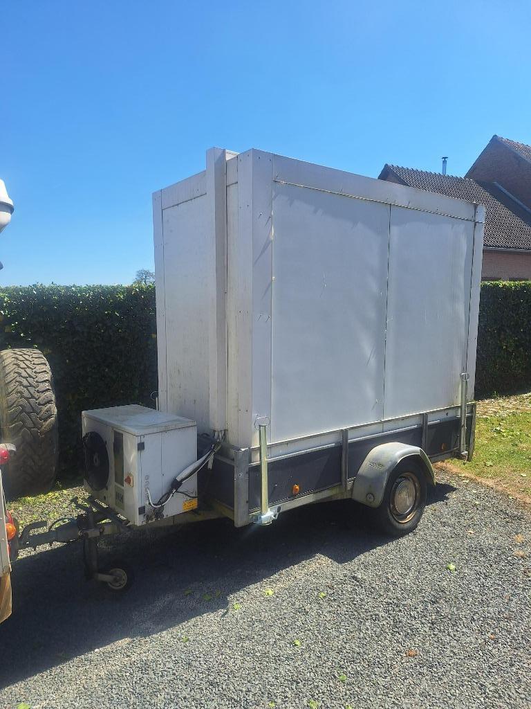 koelaanhangwagen te huur., Ophalen, Gebruikt