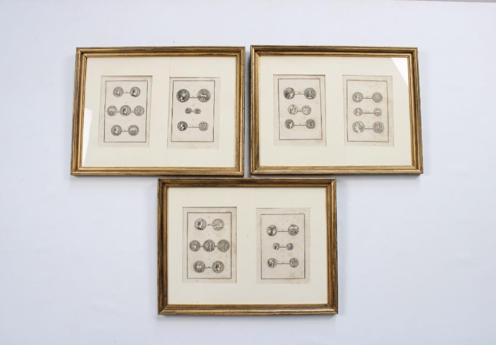 Gravures de pièces grecques, 1802, Enlèvement, Autres pays