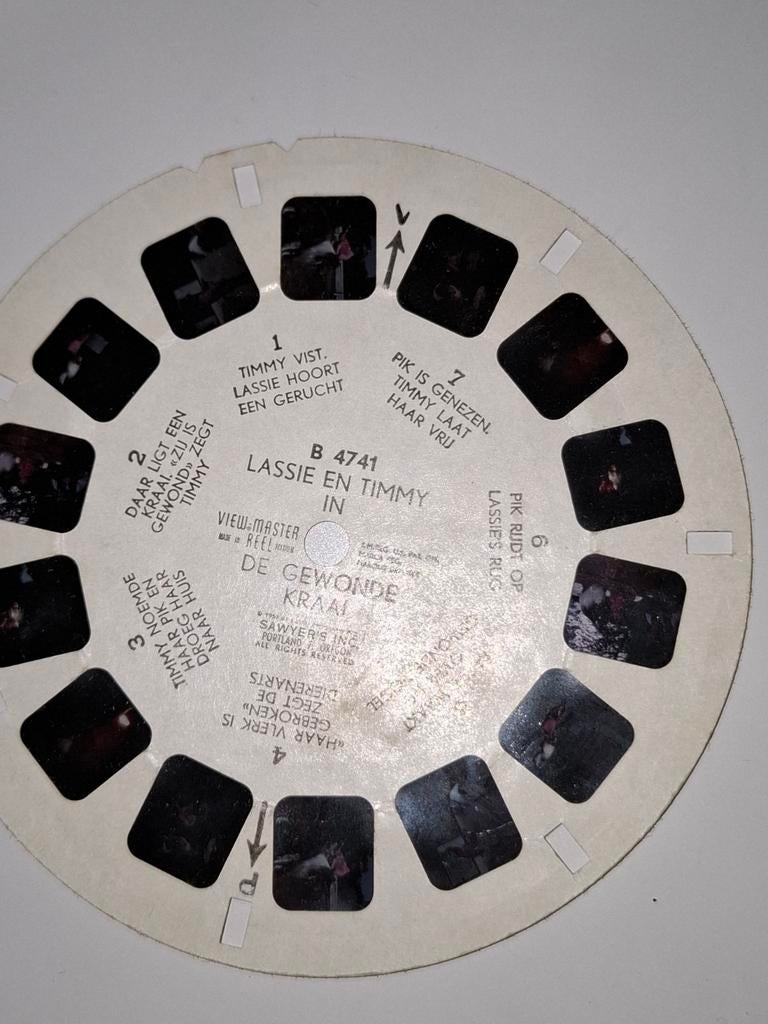 Viewmaster : Lassie en Timmy , B4741, Verzenden