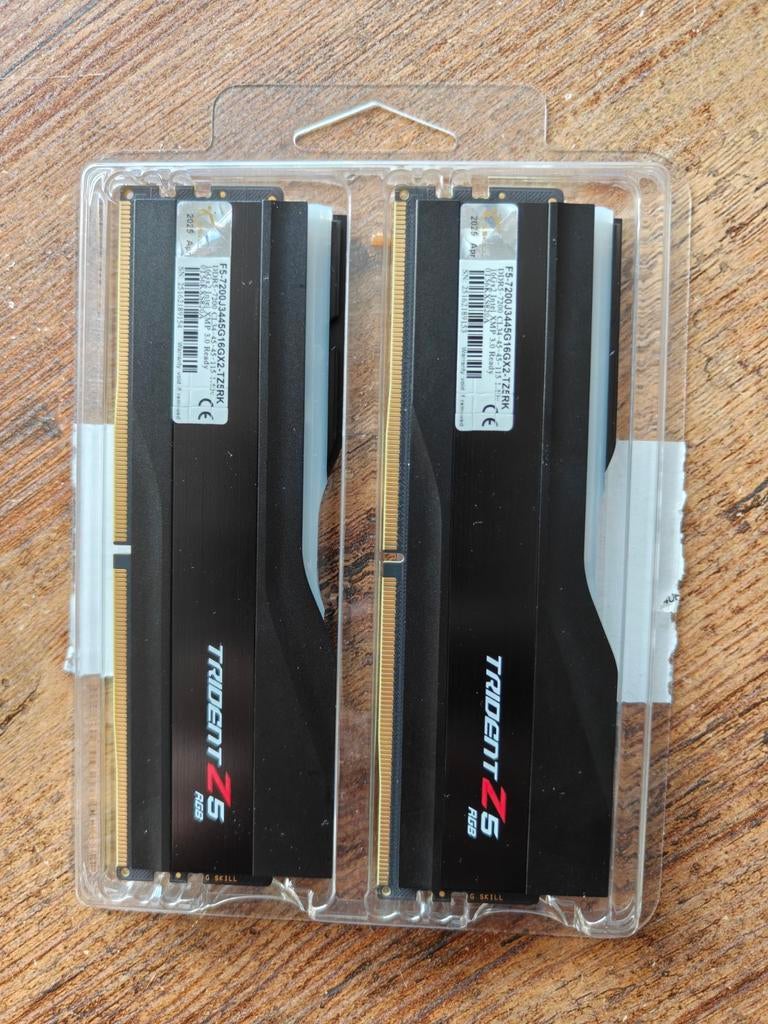 32GB DDR5 7200MHz G.Skill Trident Z5 RGB (2x16GB) – NIEUWSTA, Computers en Software, RAM geheugen, DDR5, Ophalen