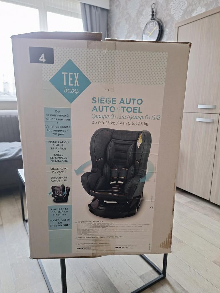 Draaibare autostoel van 0 tot 25 kg, Ophalen