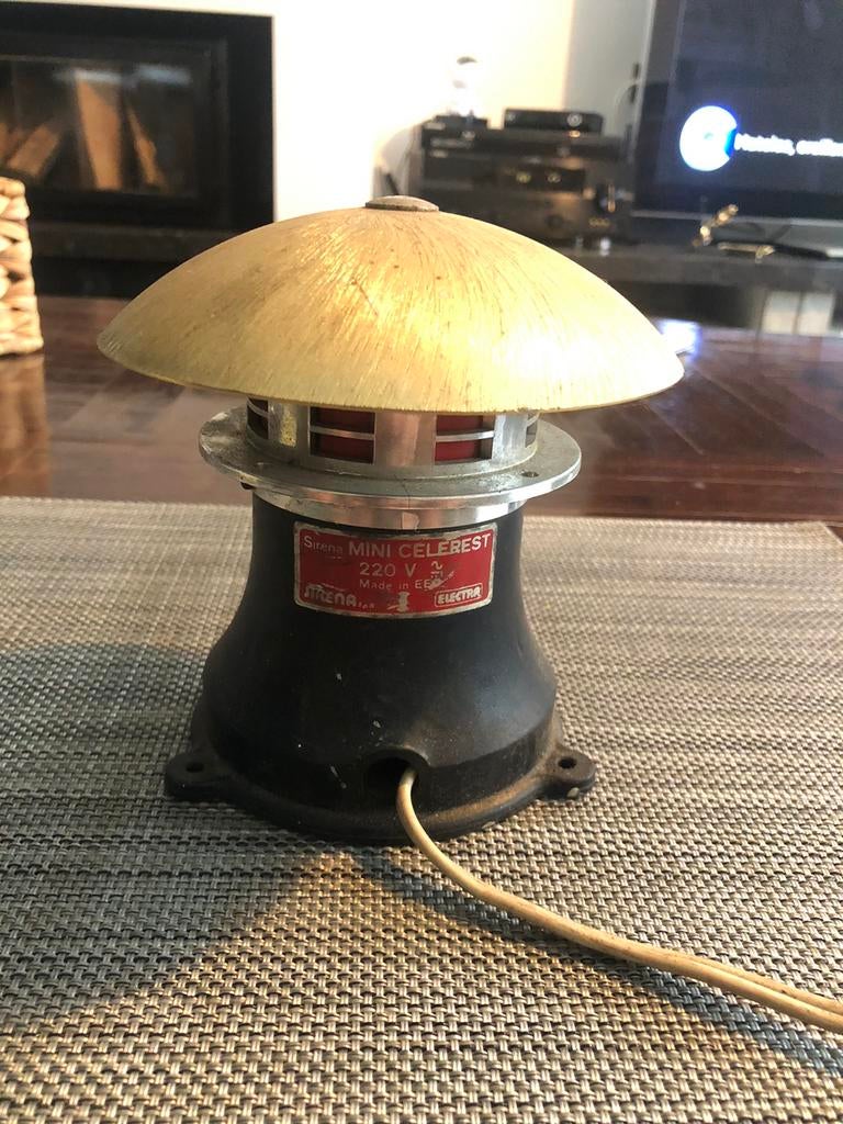 sirène industrielle mini celerest 220v, Bricolage & Construction, Systèmes d'alarme, Enlèvement, Utilisé, Sirène
