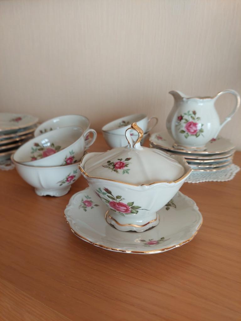 Service à café, Collections, Enlèvement ou Envoi, Comme neuf, Porcelaine, Tasse et/ou soucoupe