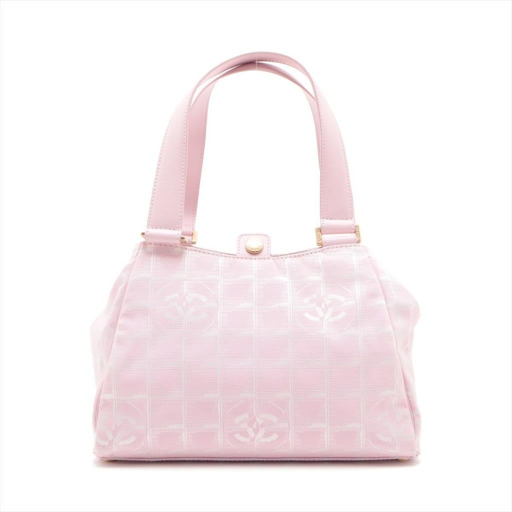 Chanel Travel line tas, Handtassen en Accessoires, Tassen | Damestassen, Verzenden, Gebruikt, Roze, Handtas