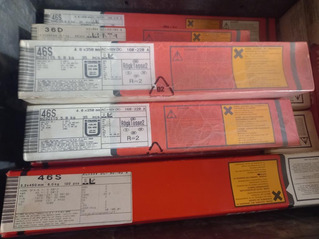 vlamboog elektroden staal,lasbaget,lasdraad, Doe-het-zelf en Bouw, Gereedschap | Lasapparaten, Zo goed als nieuw, Tig, Ophalen of Verzenden